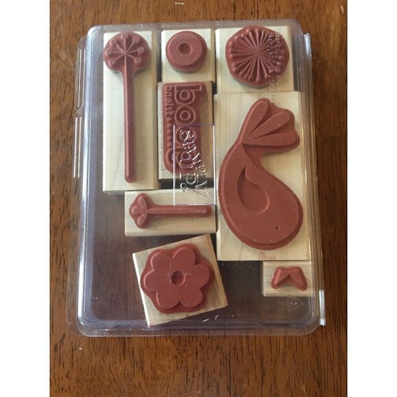 Stampin’ Up Good Friend Rubber Stamps Bird Dandelion Scrapbooking Card Making - Picture 2 of 2